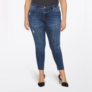 Stitch Fix Cosmic Blue Love Frayed Hem Jeans